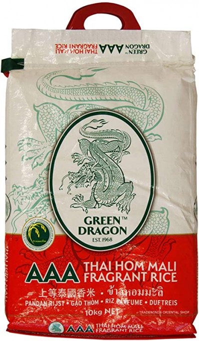 Green Dragon Thai Hom Mali Fragrant Rice 10kg