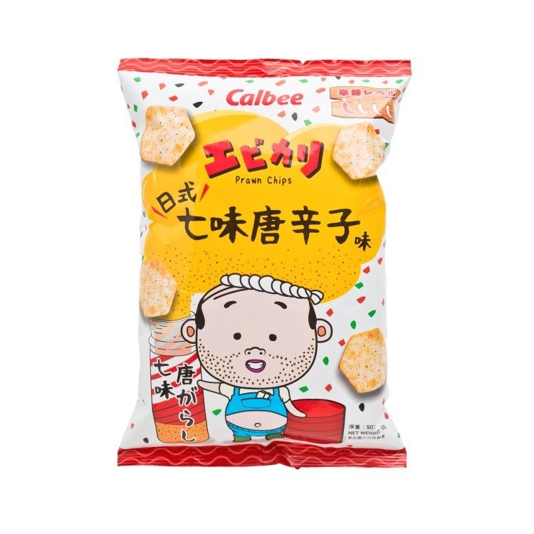 Calbee Shichimi Flavoured Prawn Chips 50g Home Zh Sing Kee