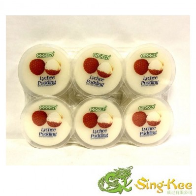 Cocon Lychee Pudding 6x80g