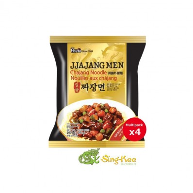 Paldo Ilpoom Jia Jangmen (Chajang Noodle) 200g (Pack Of 4)