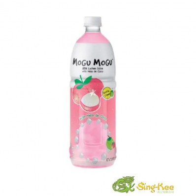 Skip to the beginning of the images gallery Mogu Mogu Lychee Flavoured Drink With Nata De Coco 1L