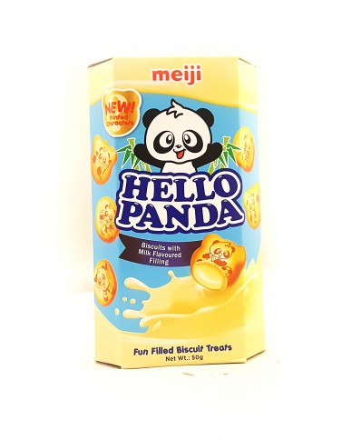 MEIJI Hello Panda Biscuits with Milk Flavoured Filling 50g