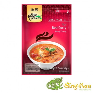 ASIAN HOME GOURMET THAI RED CURRY PASTE 50g