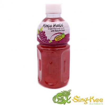 Mogu Mogu Grape Flavoured Drink with Nata de Coco 320ml