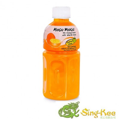 Mogu Mogu Orange Flavoured Drink with Nata de Coco 320ml