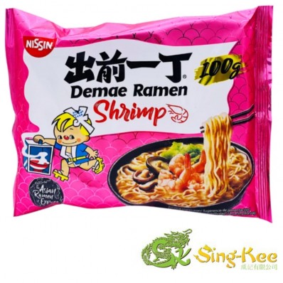Nissin Demae Ramen Shrimp Flavour Noodles 100g