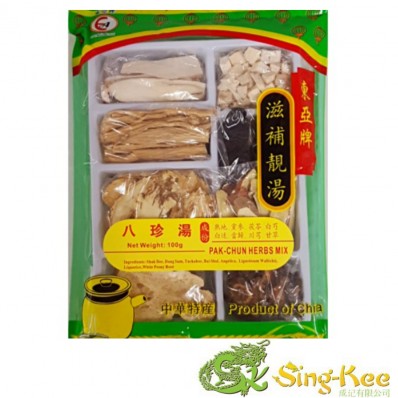 East Asia Pak chun herbs mix soup stock 100g