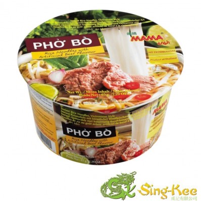 MAMA Vietnamese PHO BO (Beef Rice Noodles Bowl) 65G
