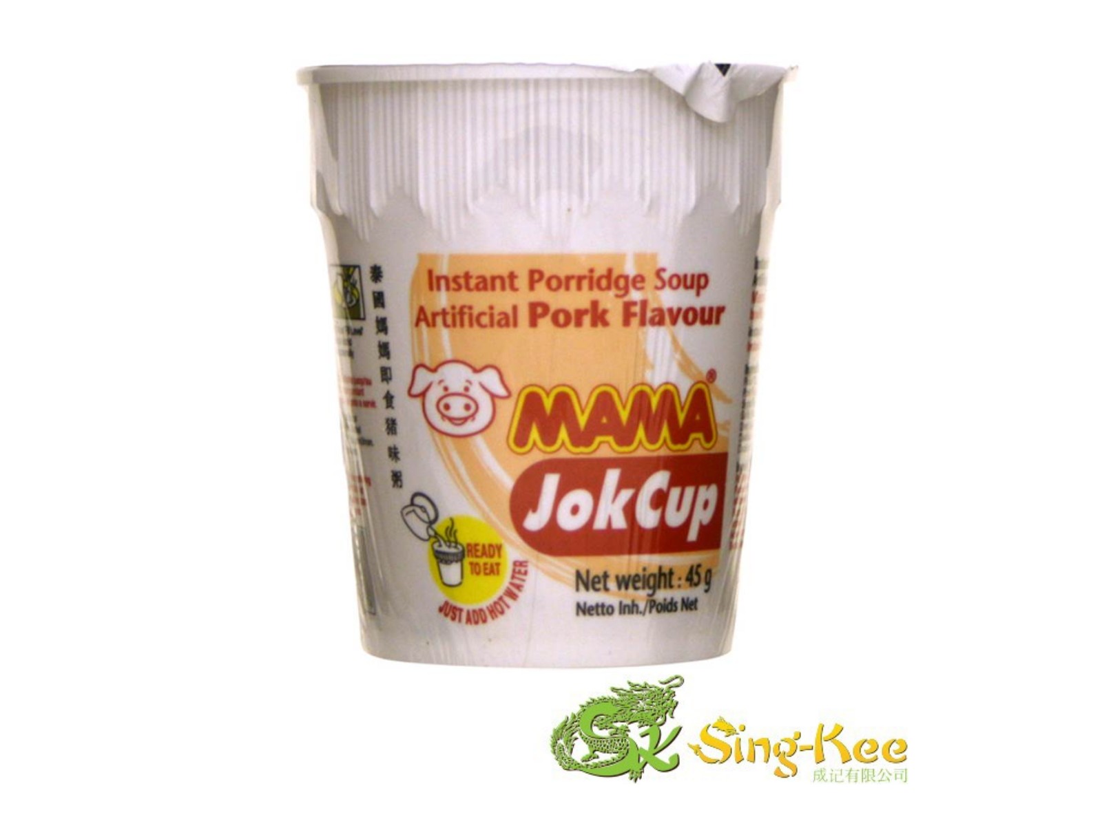 MAMA Jok Cup Rice Porridge Pork 45g - Noodles