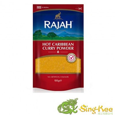 Rajah Caribbean Hot Curry Powder 100g