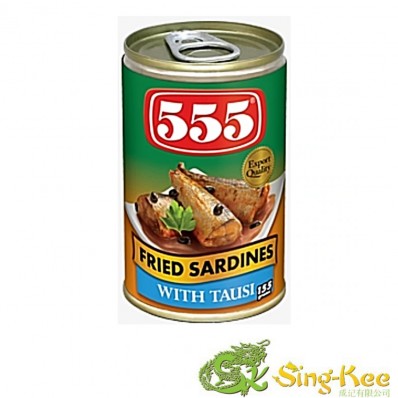 555 Fried Sardines with Tausi 155g