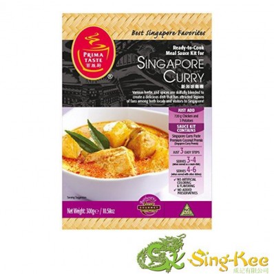 Prima Taste Ready-to-Cook Sauce Kit for Singapore Curry, 300g