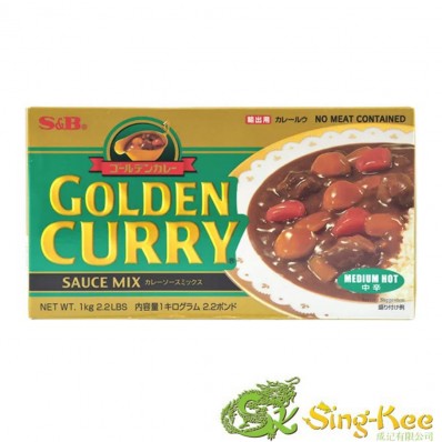 S&B Golden Curry Medium Hot 1 Kg