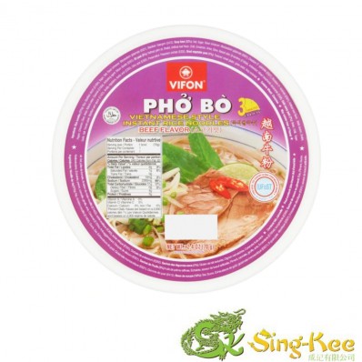 Vifon Pho Bo Bowl Noodle (Beef Flavour) 70g