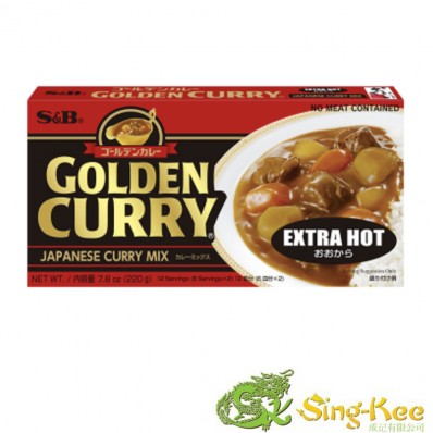 S&B Golden Curry Extra Hot 220g