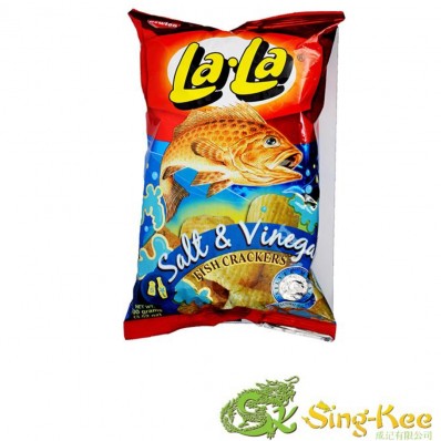 Lala Fish Crackers Salt & Vinegar Flavour 100g