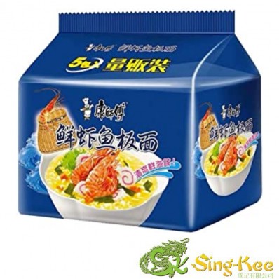 KSF Shrimps & Fish Flavour Instant Noodle 98g x 5 (Pack of 5)