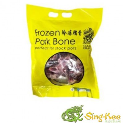 Golden Dragon Frozen Pork Bones 1kg
