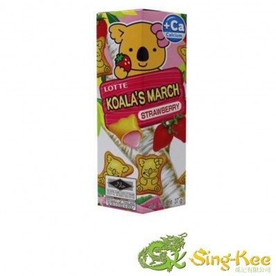 Lotte Koala's March Biscuits - Strawberry Flavour 37g