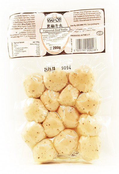 WAY-ON Peppered Beef Balls 200g