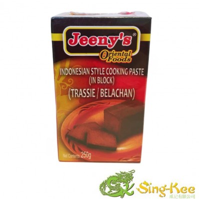JEENY'S BELACHAN BLOCKS - INDONESIAN COOKING PASTE 250G