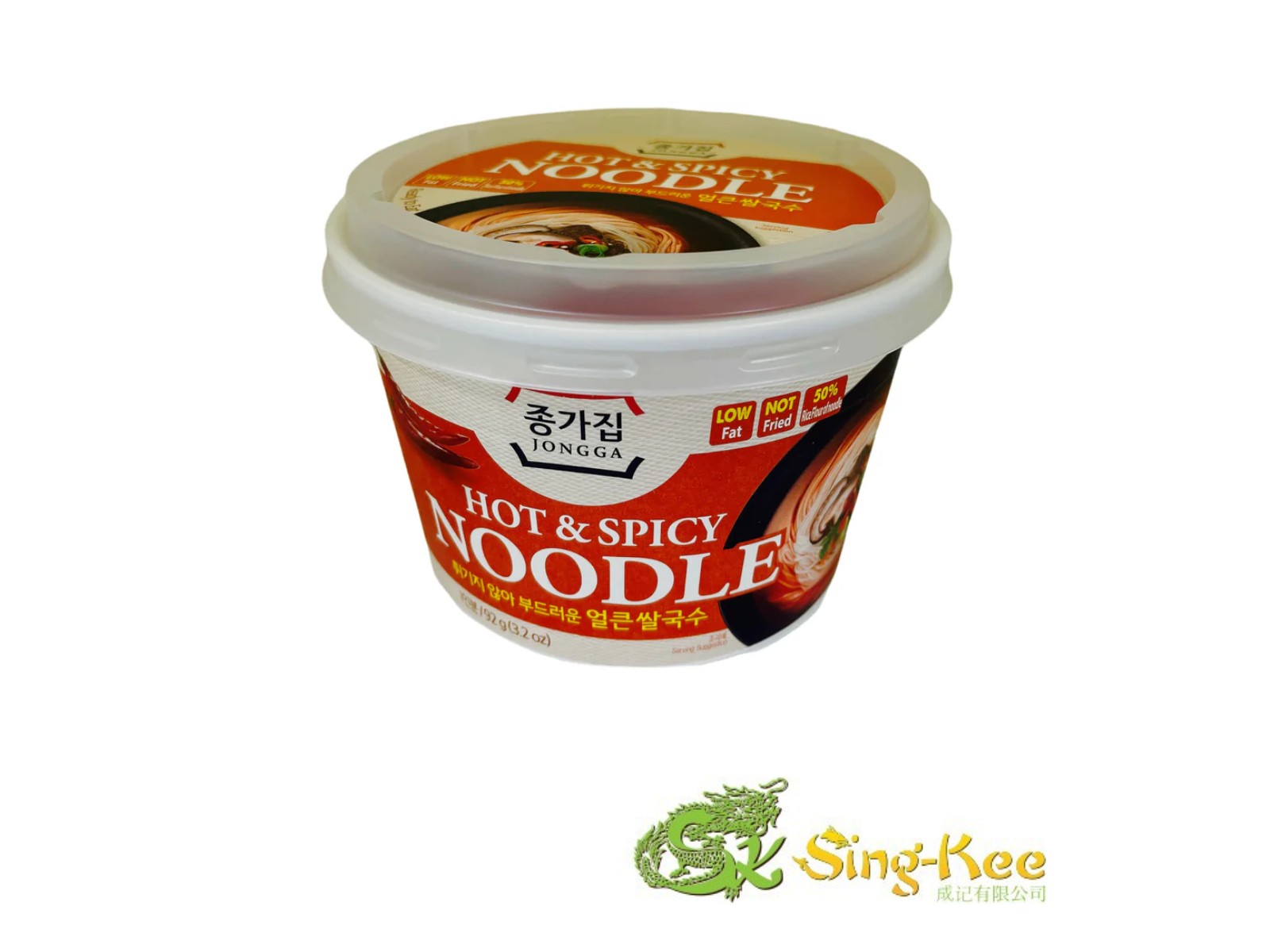 Jongga Rice Noodle (Hot & Spicy )92g Noodles Sing Kee