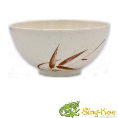 Bamboo Pattern Rice Bowl 112mm