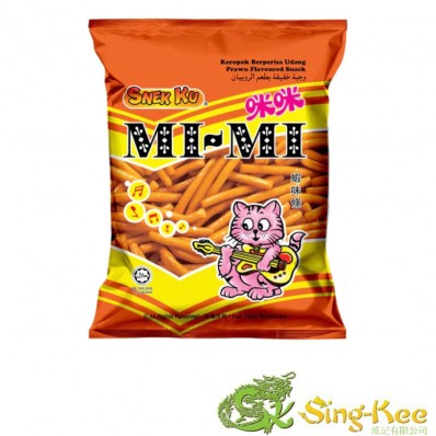 Snek Ku Mi-Mi Prawn Flavoured Snacks 20g