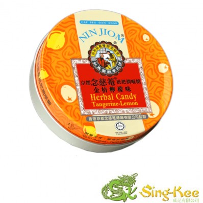 Nin Jiom Herbal Candy - Tangerine-Lemon 60g