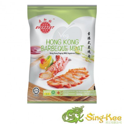Everbest Vegetarian Hong Kong Char Siew (Barbecue Meat) 500g (Frozen)
