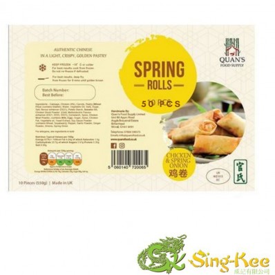 Quan's Spring Roll Chicken And Spring Onion 50pcs