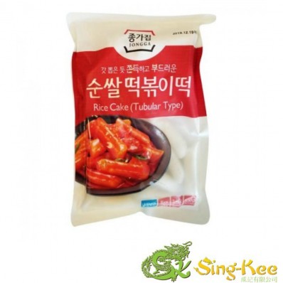 Jongga Rice Cake Stripe (Tubular Type) 1kg