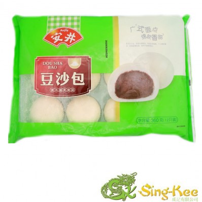 Anjoy Dou Sha Bao (Red Bean Paste Bun) 360g