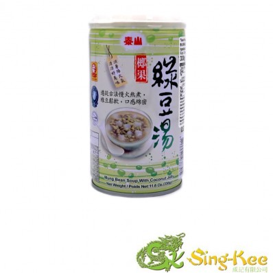 泰山椰果綠豆湯 330g