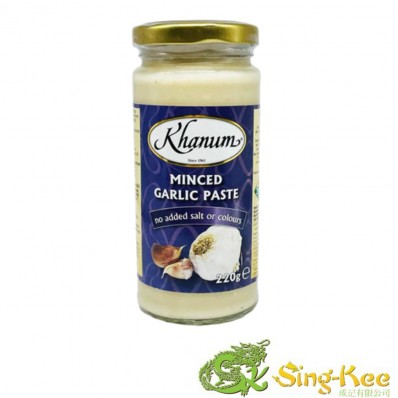 Khanum Minced Garlic 220g