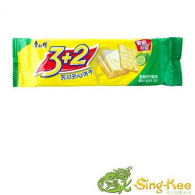 KSF 3+2 Soda Biscuit Lemon Flavour 125g