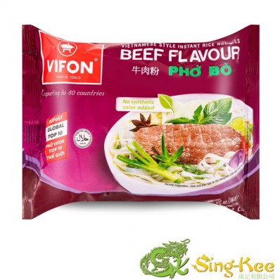 Vifon Rice Noodle Beef Flavour Pho Bo 60g
