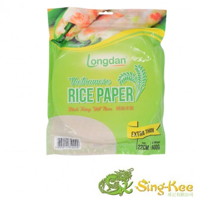 Longdan Rice Paper Extra Thin 22cm 500g