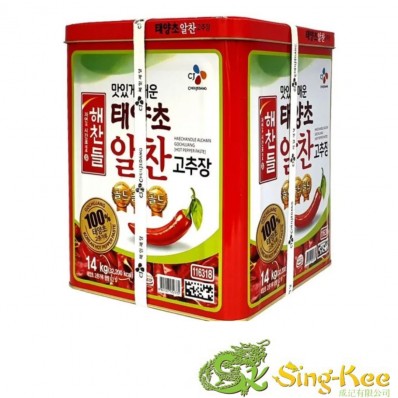 CJ Foods Haechandle Alchan Gochujang (Hot Red Pepper Taste) 14kg