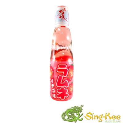 Hatakosen Ramune - Strawberry Flavour 200ml