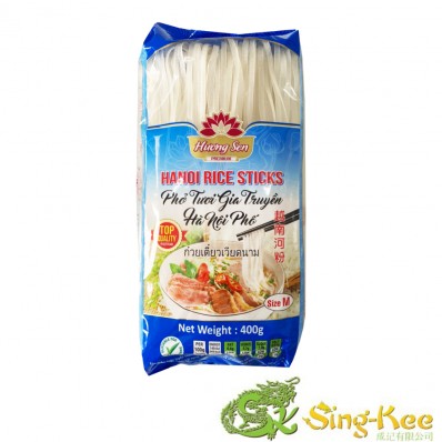 Huong Sen Hanoi Rice Sticks (Size M) Pho Tuoi Gia Truyen Ha Noi Pho 400g