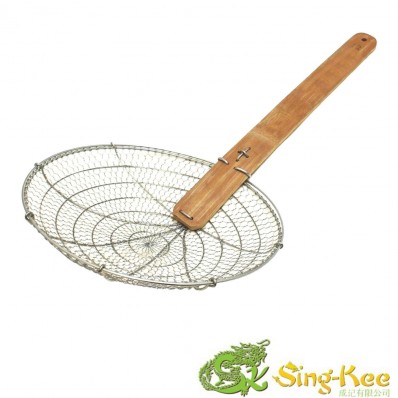 12" Mesh Bamboo Handle Skimmer