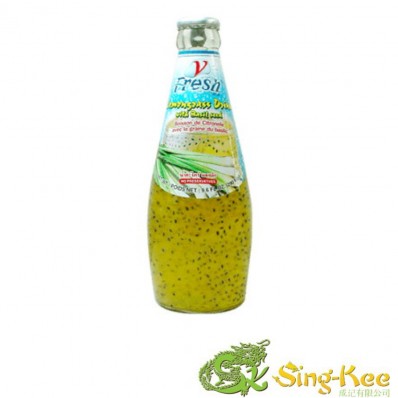 V Fresh Lemongrass Drink with Basil Seed 290ml