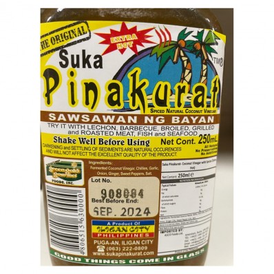 Suka Pinakurat Vinegar 250ml
