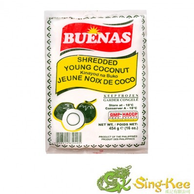 Buenas Shredded Young Coconut (Buko) 454g