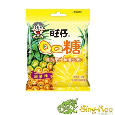 Want Want QQ Candy - Pineapple 70g