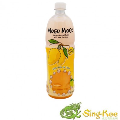 Mogu Mogu Nata De Coco Drink - Mango Flavoured 1L