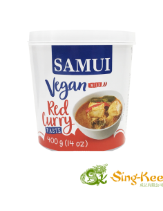 Samui Vegan Thai Red Curry Paste 400g | Sing Kee