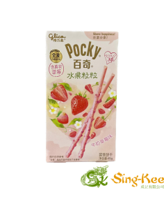 Glico Pocky Biscuit (Milk & Strawberry Flavour) 45gm