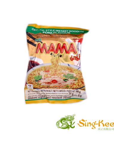 Mama Pork Flavour Instant Noodles 60g